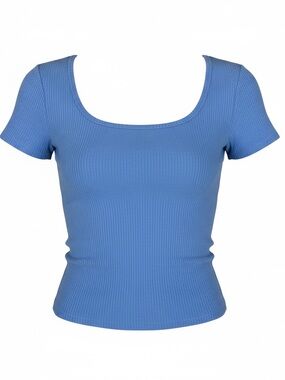 Wild Fable Ribbed Square Neck Crop Top